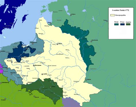 The 1st partition of Poland