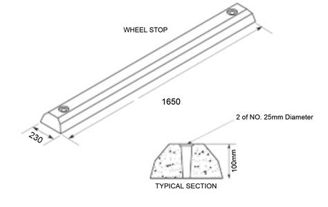 Concrete Wheel Stops | Vehicle Wheel Stops Perth | Image Extra