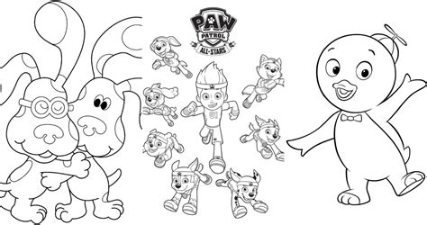 Nick Jr Coloring Pages Printable