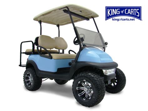 King of Carts CLASSIC - Lifted - Limited Edition Sky Blue Golf Cart