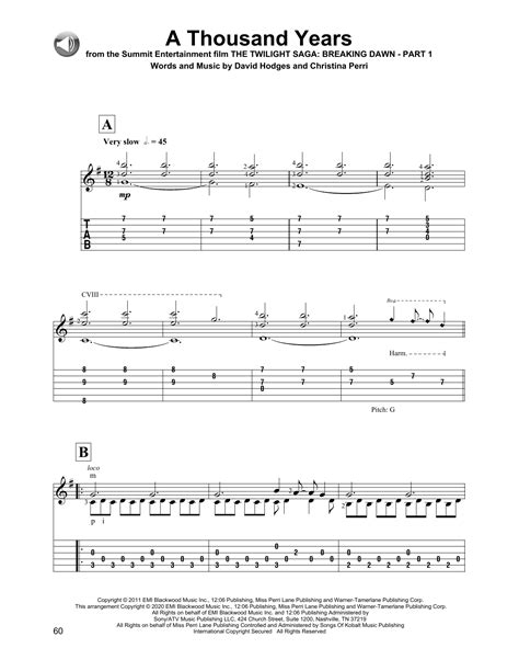 A Thousand Years by Christina Perri - Solo Guitar - Guitar Instructor