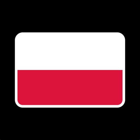 Poland flag, official colors and proportion. Vector illustration ...