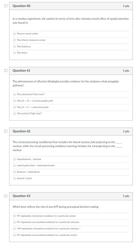 Solved In a monkey experiment, the earliest (in terms of | Chegg.com