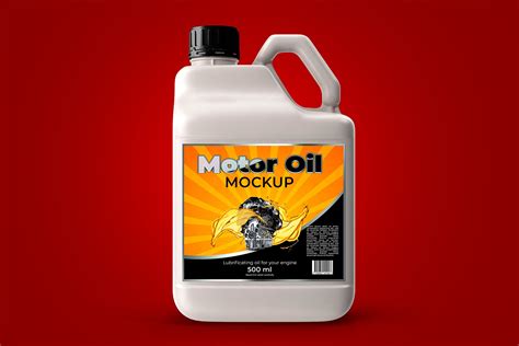 Bottle Motor Oil Mockup | Mockups ~ Creative Market