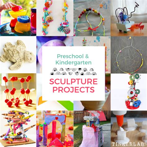 Sculpture Project Ideas for Preschool and Kindergarten Kids - TinkerLab