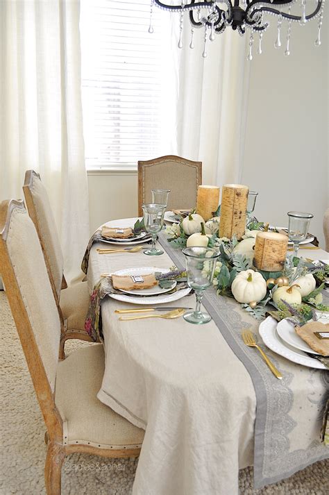 A Simple Beautiful Way to Decorate Your Dining Table for Fall — 2 Ladies & A Chair