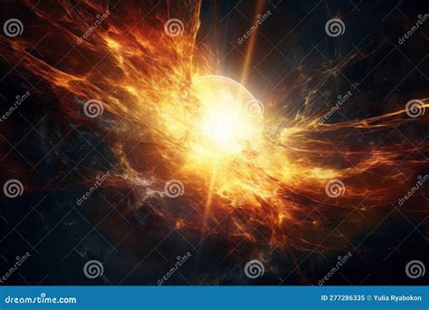 Sun Space Explosion Glow. Generate Ai Stock Illustration - Illustration ...