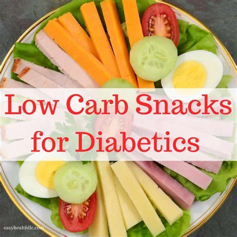 Low Carb Snacks for Diabetics - EasyHealth Living