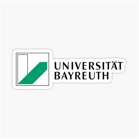 "Universität Bayreuth" Sticker for Sale by diamante24 | Redbubble