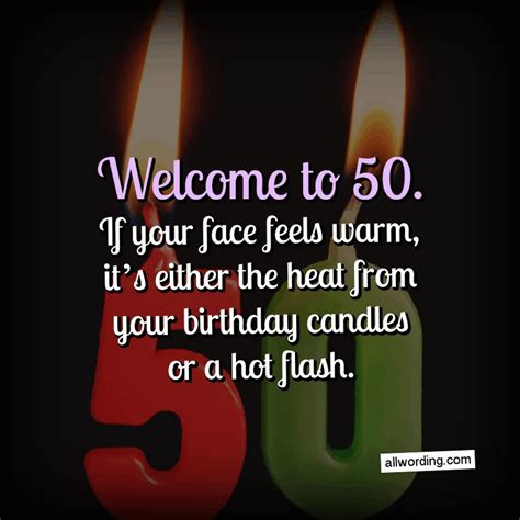 Happy 50th Birthday! A Big List of 50th Birthday Wishes » AllWording.com