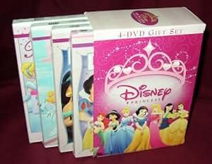 Amazon.com: Disney Princess 4-DVD Gift Set: Princess Stories Volumes 1 & 2, Sing Along Songs ...