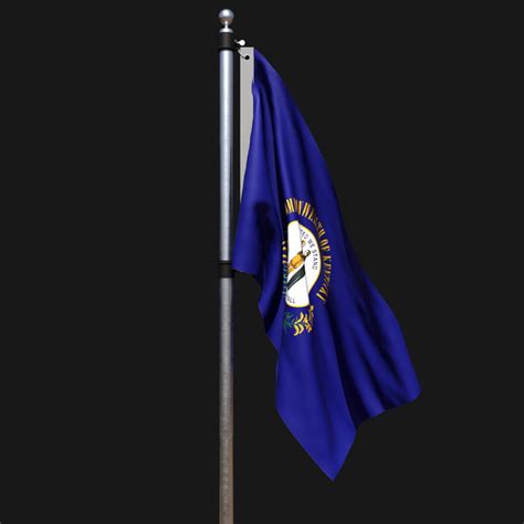 Flag of Kentucky 02 - 3D Model by ERTAN ZORLU