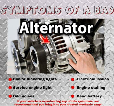 Symptoms of a Bad Alternator - Comtires Blog