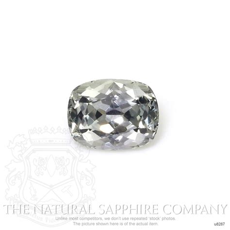 Gray Sapphire - Cushion 0.77 Ct. #U8287