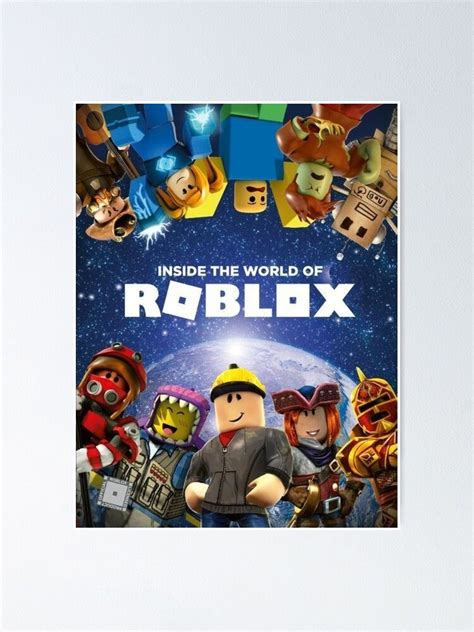 Poster « Dans le monde de Roblox - Jeux » par best5trading in 2021 ...