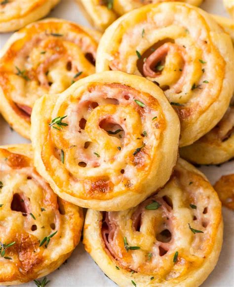 Ham and Cheese Pinwheels