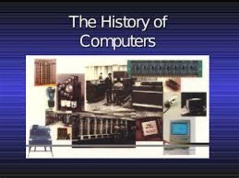 Brief History Of Computer Timeline - Infographic: A Simple History of a Personal Computer ...