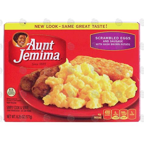 Aunt Jemima Scrambled Eggs & Sausage w/Hash Brown Potatoes 6.25oz ...