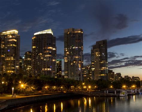 Coal Harbour Skyline in Vancouver Stock Image - Image of skyline ...