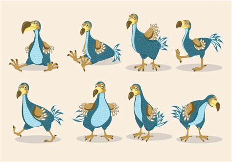 Dodo Bird Illustration Cartoon Style 147113 Vector Art at Vecteezy