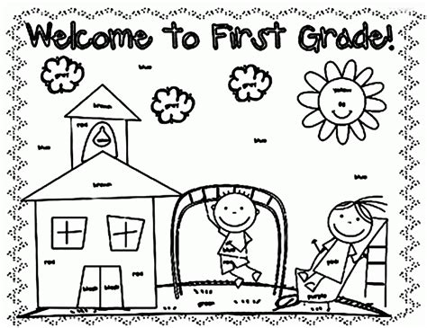 Fall Coloring Pages For First Grade - Coloring - Coloring Home