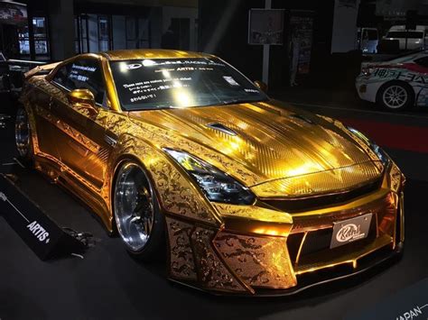 One Million Dollar Gold Plated Car Nissan GT-R - X Auto News