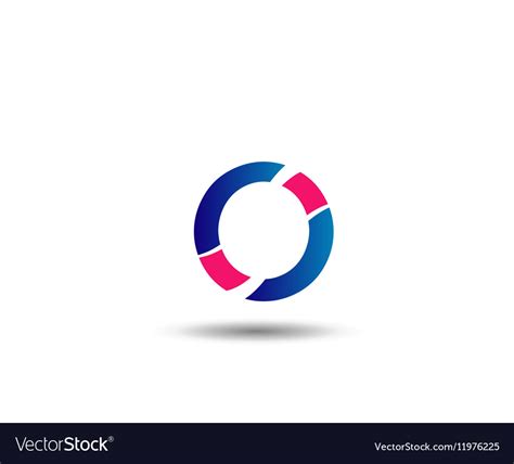 Letter o logo icons graphic design Royalty Free Vector Image