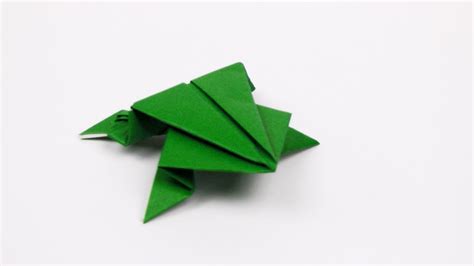 Origami jumping Frog - YouTube