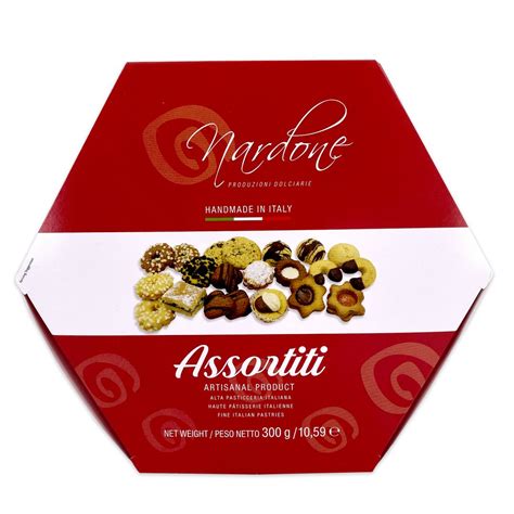 Handmade Italian Assorted Cookies Gift Box Set 300g - Artisanal Italian Foods