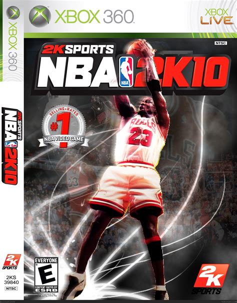 NBA 2k10 Xbox 360 Box Art Cover by DJmicah