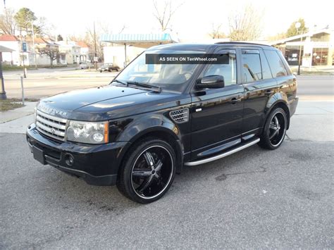 2006 Range Rover Sport Supercharged Black Dvd