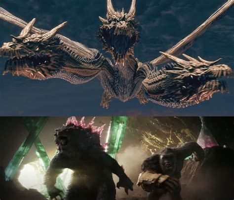 Evolved Godzilla and Kong vs Shin King Ghidorah by MnstrFrc on DeviantArt