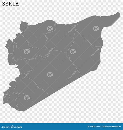 High Quality Map with Borders Stock Illustration - Illustration of ...