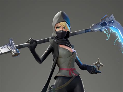 1440x1080 Fortnite Female Ninja 1440x1080 Resolution HD 4k Wallpapers, Images, Backgrounds ...