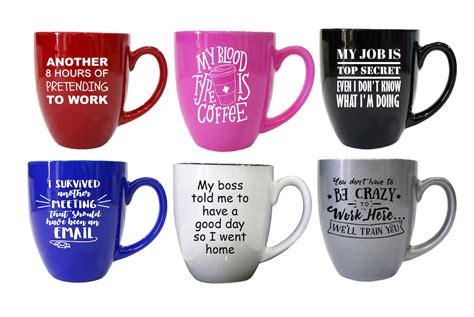 Funny Work Coffee Mug 16oz, Funny Coffee Cup, Personalized Coffee Mug ...