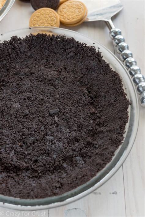 The Perfect Oreo Cookie Crust Recipe - Crazy for Crust