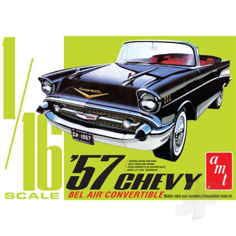 AMT 1957 Chevy Bel Air Convertible AMT1159 - TJD Models