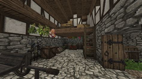 Minecraft Barn Interior