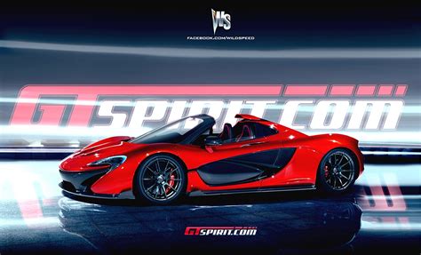 Renders: McLaren P1 Roadster - GTspirit