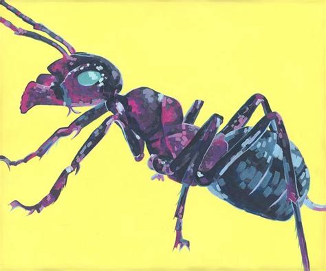 Ant Painting | Ant art, Original animal painting, Pop art painting