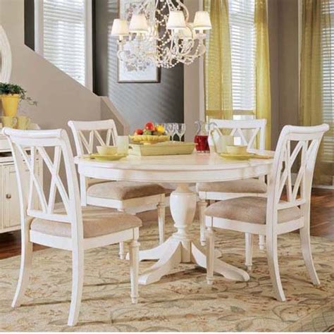 White Round Dining Table Set | Home Design and Decor Reviews