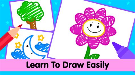 Drawing for Kids: Draw & Colouring Book, Kids Painting Games for ...