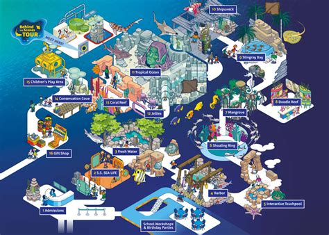 Map | SEA LIFE Michigan Aquarium