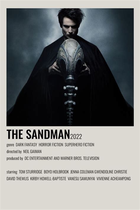 the sandman poster | Sandman, Horror fiction, Dark fantasy