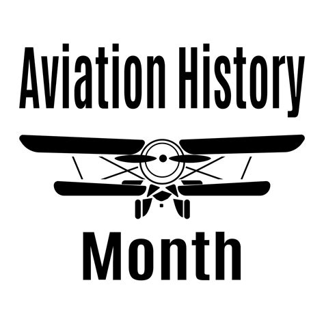 Aviation History Month, idea for poster, banner, flyer or postcard 11943496 Vector Art at Vecteezy