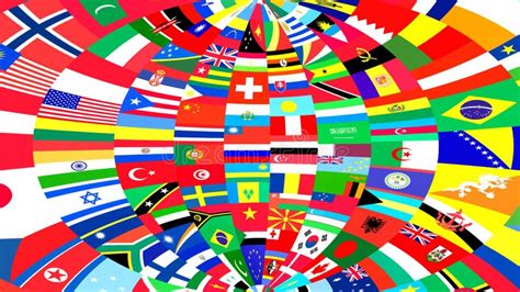 Background of World flags stock illustration. Illustration of abstract ...