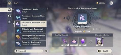 Electroculus Resonance Stone Recipe: How To Get & Craft