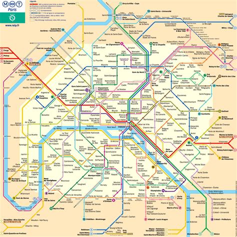 karte paris sehenswürdigkeiten und metro - AMERIKA KARTE