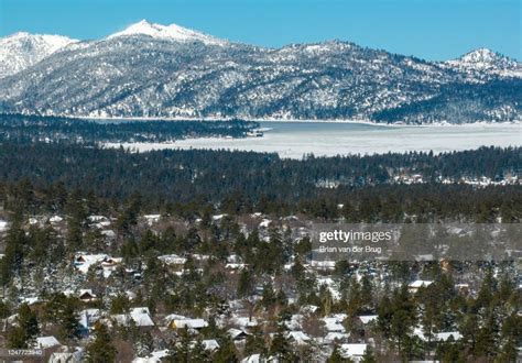 The Big Bear Valley is covered with snow following successive storms ...