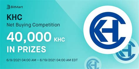 KHC Net Buying Competition - 40,000 KHC in Prizes! – BitMart